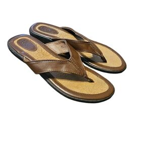 b.o.c Born Concept Women's Brown Flip Flops Size 9M